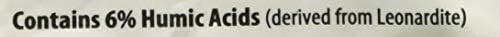 Dr. Earth Organic fertilizer contains 6% Humic Acids for enhanced plant growth.