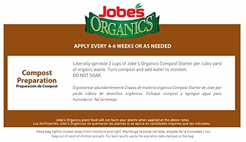 Jobe's Organics compost preparation instructions.