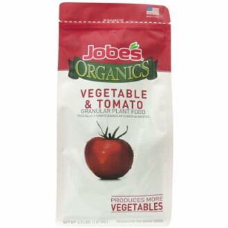 Jobe's Organics Vegetable and Tomato Granular Plant Food package