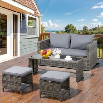 Shintenchi Patio Furniture Set