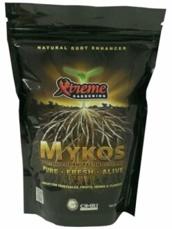 Xtreme Gardening Mykos root enhancer packaging.